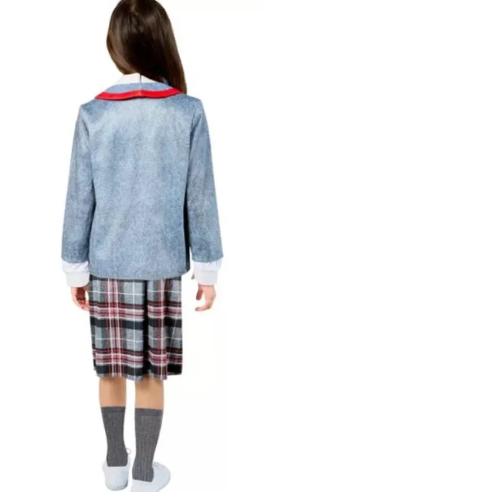 Beetlejuice Astrid Halloween Costume 10/12 School Uniform Dress & Jacket Girls